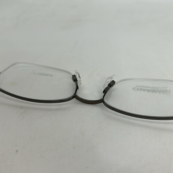 Charmant Titanium Perfection Eyeglasses Frames CH 29101 51-18-145. Gray. NWT - Picture 3 of 6